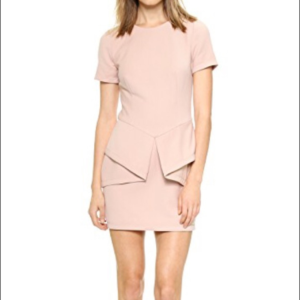 BcbgMaxAzaria madalyn Bare pink dress